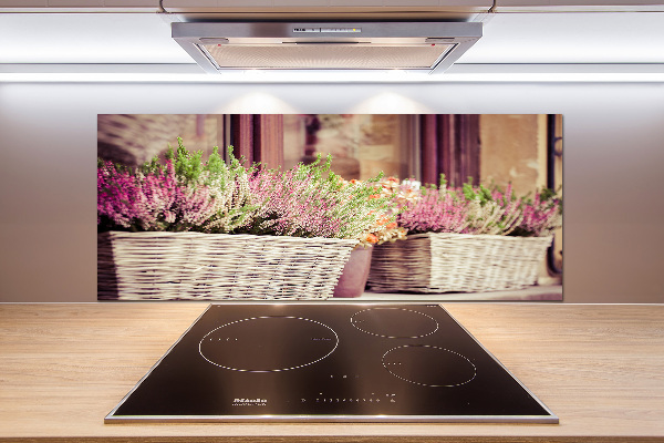 Salpicadero para cocina Lavanda en maceta