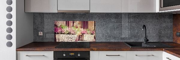 Salpicadero para cocina Lavanda en maceta