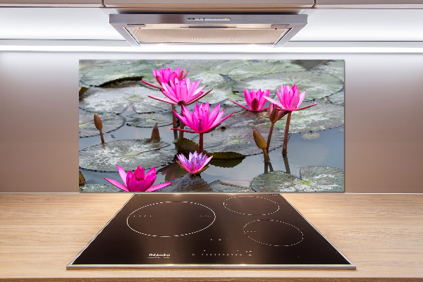 Panel de pared de cocina flor de loto