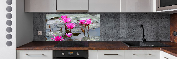 Panel de pared de cocina flor de loto