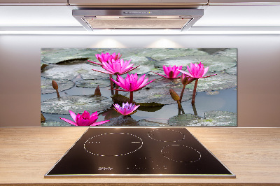 Panel de pared de cocina flor de loto