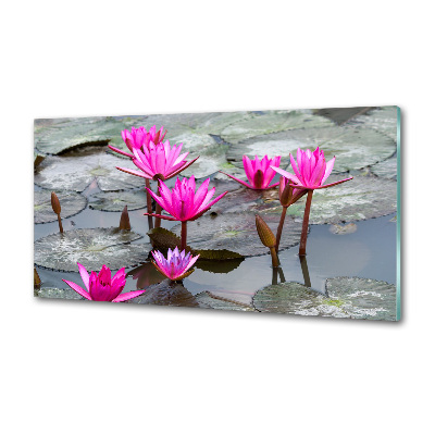 Panel de pared de cocina flor de loto