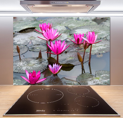 Panel de pared de cocina flor de loto