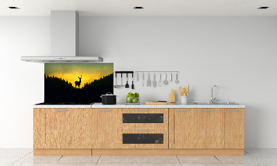 Panel de pared de cocina Ciervo