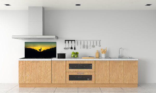 Panel de pared de cocina Ciervo