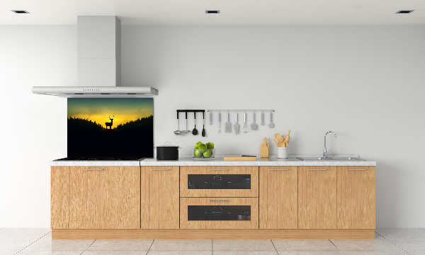 Panel de pared de cocina Ciervo