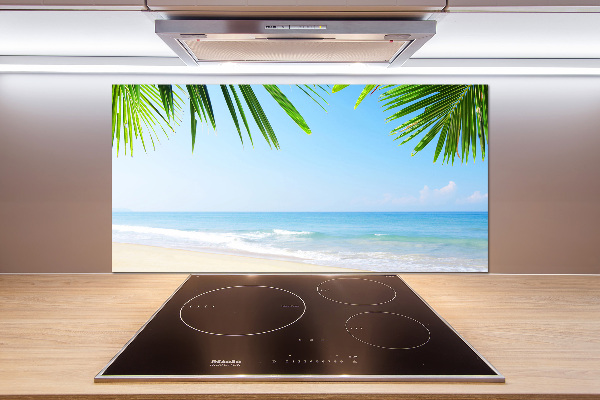 Panel de pared de cocina Playa tropical