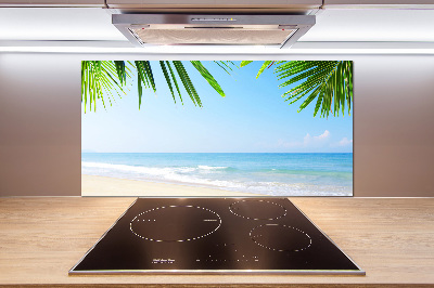 Panel de pared de cocina Playa tropical