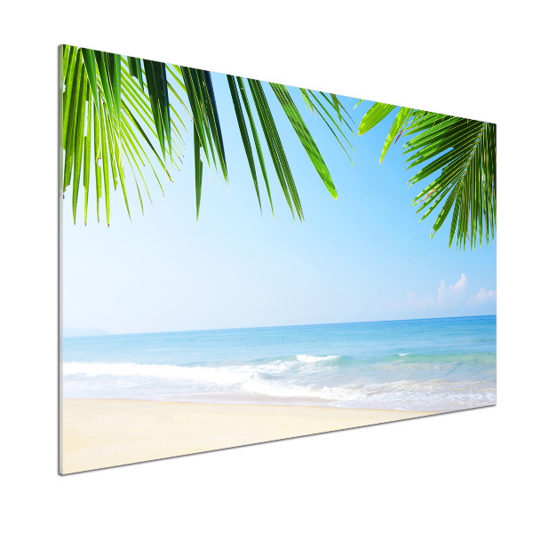 Panel de pared de cocina Playa tropical