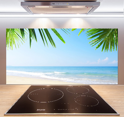 Panel de pared de cocina Playa tropical