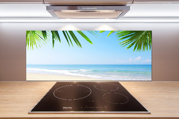 Panel de pared de cocina Playa tropical