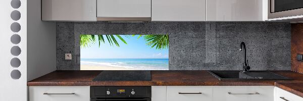 Panel de pared de cocina Playa tropical