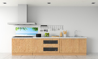 Panel de pared de cocina Playa tropical