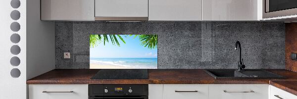 Panel de pared de cocina Playa tropical