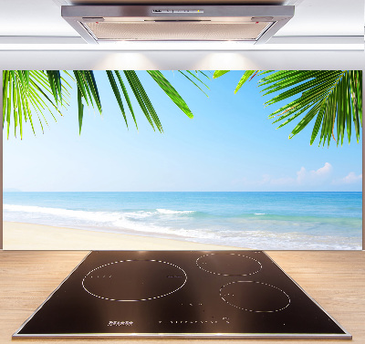 Panel de pared de cocina Playa tropical