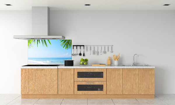 Panel de pared de cocina Playa tropical