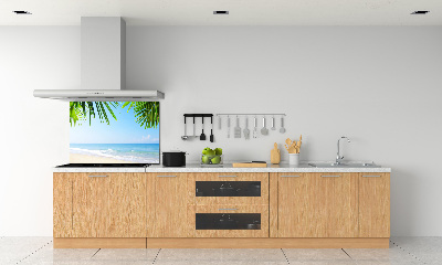 Panel de pared de cocina Playa tropical