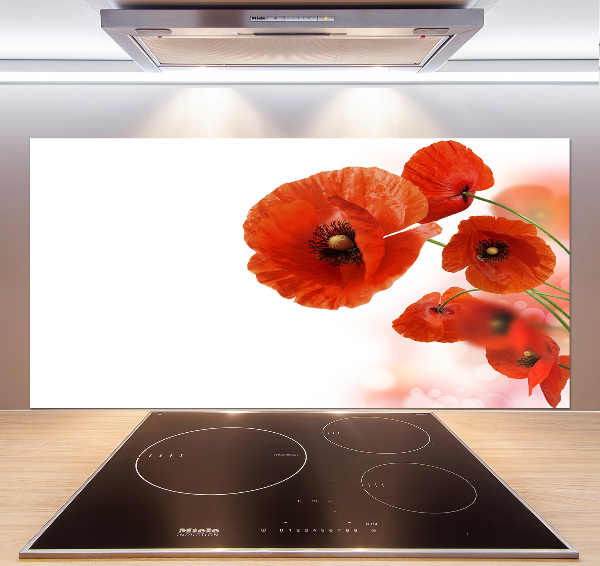 Salpicadero para cocina Amapolas