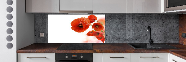 Salpicadero para cocina Amapolas