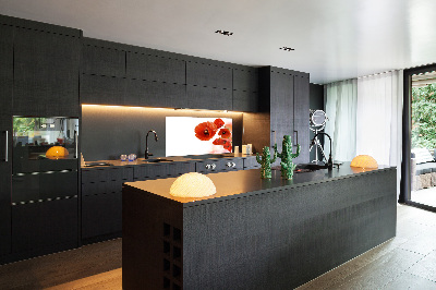 Salpicadero para cocina Amapolas