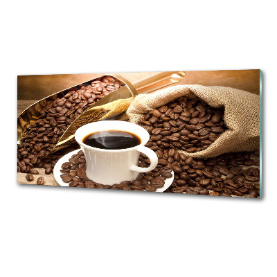 Salpicadero de cocina Una taza de café