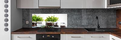 Panel do kuchni Motyw domu z kawą