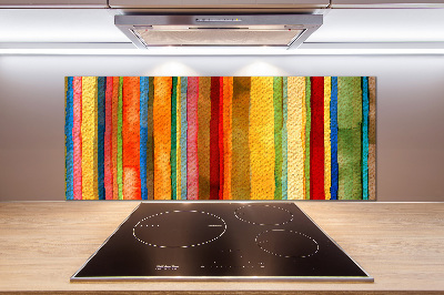 Salpicadero para cocina Rayas de colores