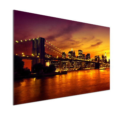 Panel de pared de cocina Puente de Brooklyn