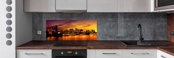 Panel de pared de cocina Puente de Brooklyn