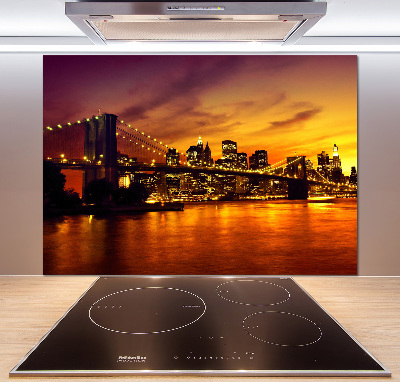 Panel de pared de cocina Puente de Brooklyn