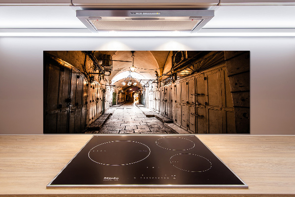 Panel antisalpicaduras Jerusalén