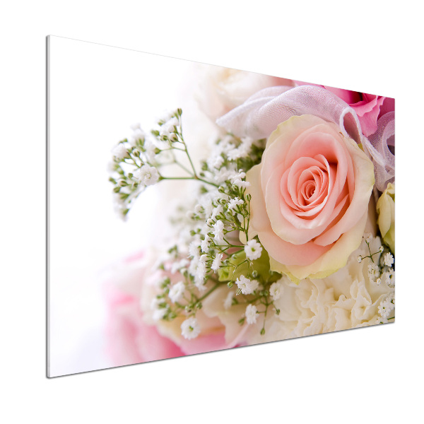 Salpicadero de cocina Un ramo de flores