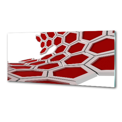 Panel antisalpicaduras Abstracción 3D