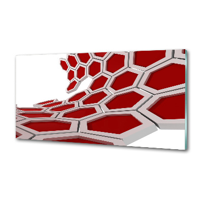 Panel antisalpicaduras Abstracción 3D