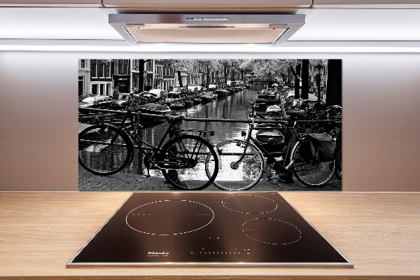 Panel para cocina Bicicletas de Ámsterdam