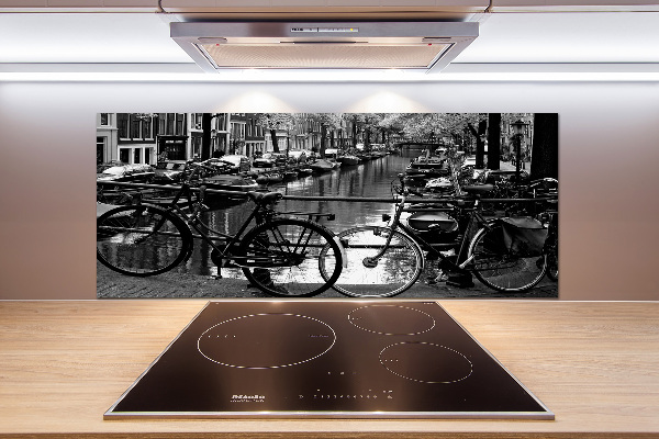 Panel para cocina Bicicletas de Ámsterdam