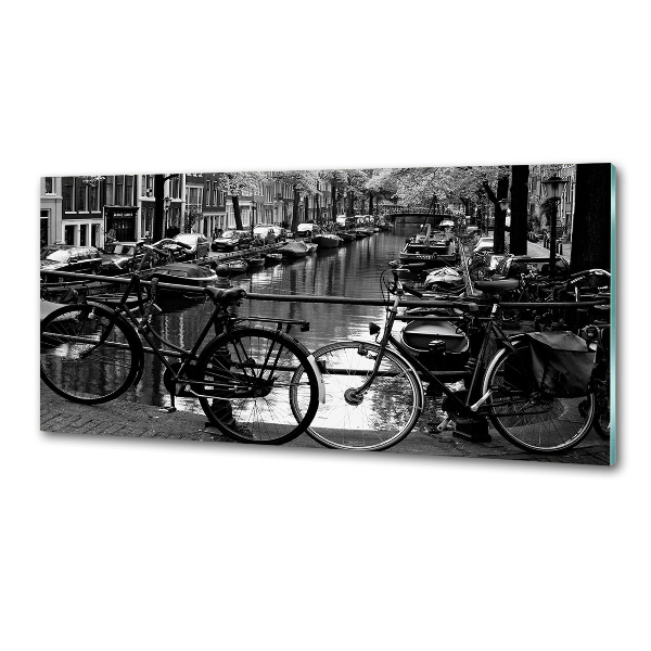Panel para cocina Bicicletas de Ámsterdam