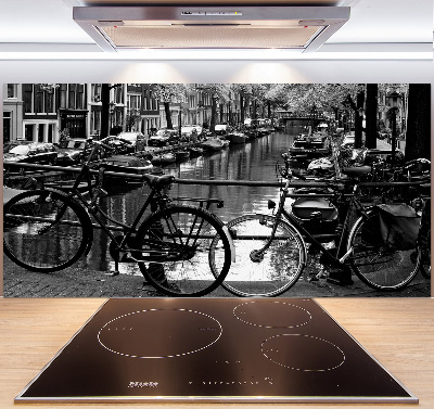 Panel para cocina Bicicletas de Ámsterdam