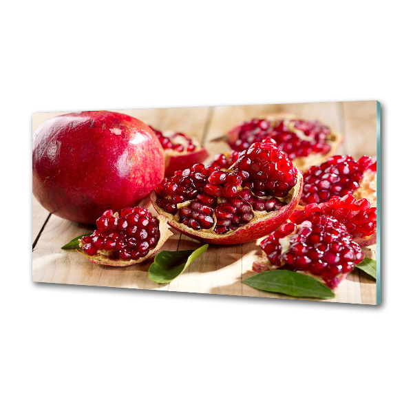 Panel do kuchni Granat z liśćmi