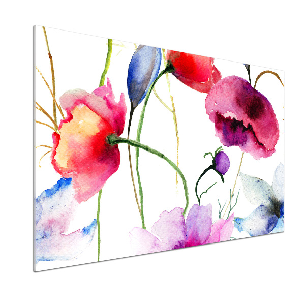 Salpicadero de cocina Amapolas