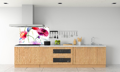 Salpicadero de cocina Amapolas