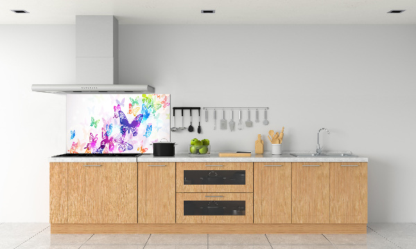 Panel do kuchni Kolorowe motyle