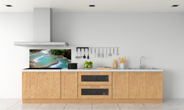 Panel para cocina Cascada en el bosque