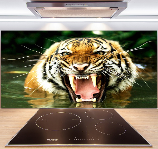 Panel do kuchni Ryczący tygrys