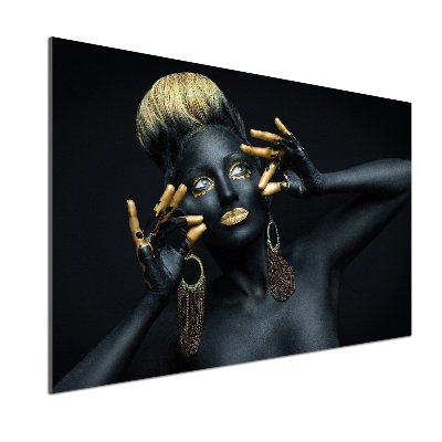 Panel do kuchni Kobieta w czerni