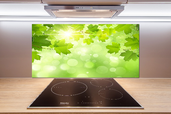 Panel do kuchni Liście kasztanowca