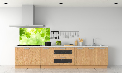 Panel para cocina hojas de castaño de Indias