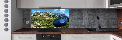 Salpicadero de cocina Un valle en las montañas