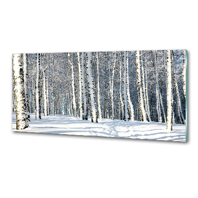 Salpicadero para cocina Bosque en invierno