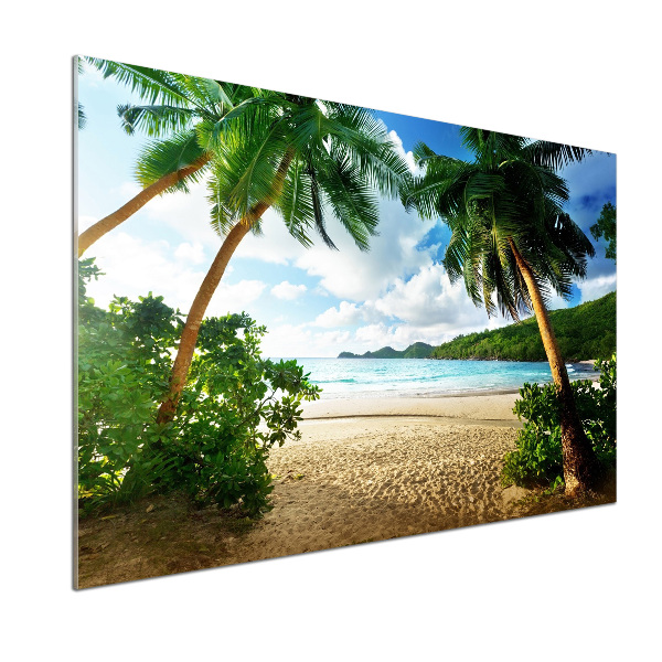 Panel do kuchni Palmy na plaży